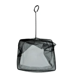 ANIMALLPARADISE - Epuisette filet noir, maille moyenne, 25 cm x 22 x 55 cm, aquarium