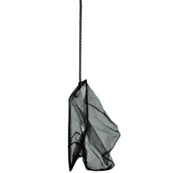 ANIMALLPARADISE - Epuisette filet noir, maille moyenne, 25 cm x 22 x 55 cm, aquarium
