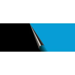 AQUA DELLA - Poster Fond d'Aquarium Black & Blue 120x50cm