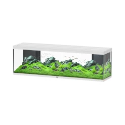 AQUATLANTIS - Aquarium équipé Splendid Led 2.0 Blanc L.200xP.50xH.61cm