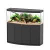 AQUATLANTIS - Meuble avec aquarium Sublime Horizon en bois noir - 150,2x53,7x83 cm