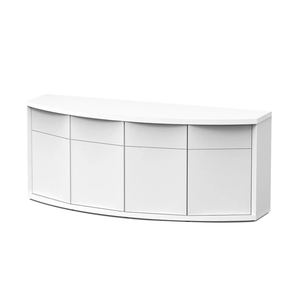 AQUATLANTIS - Meuble d'aquarium 4 portes Sublime Horizon Blanc L200,5xP65,10xH83cm