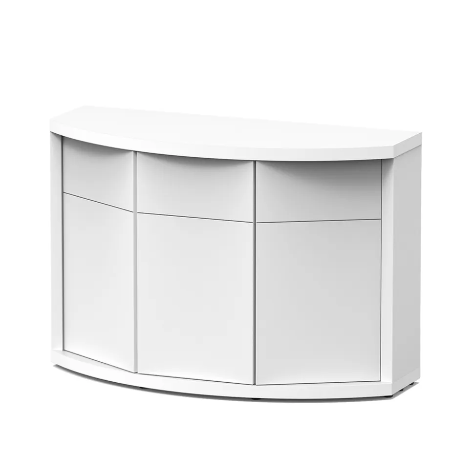 AQUATLANTIS - Meuble d'aquarium 3 portes Sublime Horizon Blanc L.120,5xP.49xH.83cm