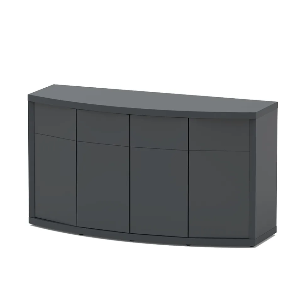 AQUATLANTIS - Meuble d'aquarium 4 portes Sublime Horizon Gris L.150,3xP.53,5xH.83cm