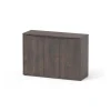 AQUATLANTIS - Meuble pour aquarium Splendid 120 bois chêne brun - 39,8x120,4x83 cm