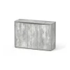 AQUATLANTIS - Meuble pour aquarium Splendid 120 en bois béton - 39,8x120,4x83 cm