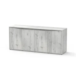 AQUATLANTIS - Meuble pour aquarium Splendid 200 en bois chêne - 49,7x198,6x83 cm