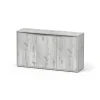 AQUATLANTIS - Meuble pour aquarium Splendid 150 en bois chêne - 39,8x149x83 cm