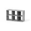 AQUATLANTIS - Meuble pour aquarium Splendid Standard bois béton - 39,8x120,4x73 cm
