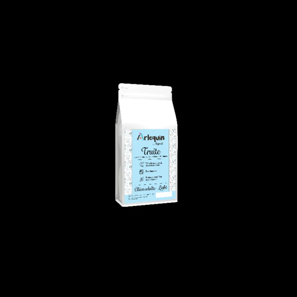 ARLEQUIN ORIGINELLE - Croquette chien sans céréales light arlequin originelle saumon truite 2 kg