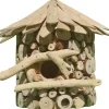 ARTXLIGHT - Nichoir demi-rond en bois d'albésia à accorcher