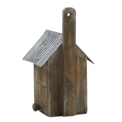 AUBRY GASPARD - Nichoir oiseau bois et zinc (lot de 2)