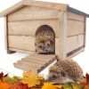 BB LOISIR - Abri cabane mangeoire hérisson refuge éxtérieur robuste en bois massif de haute qualité hibernation hiver"323 ruby"