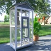 BB LOISIR - Volière cage à oiseaux en bois de haute qualité 82x57x160cm pour intérieur et extérieur –modèle « apollo l 303 »