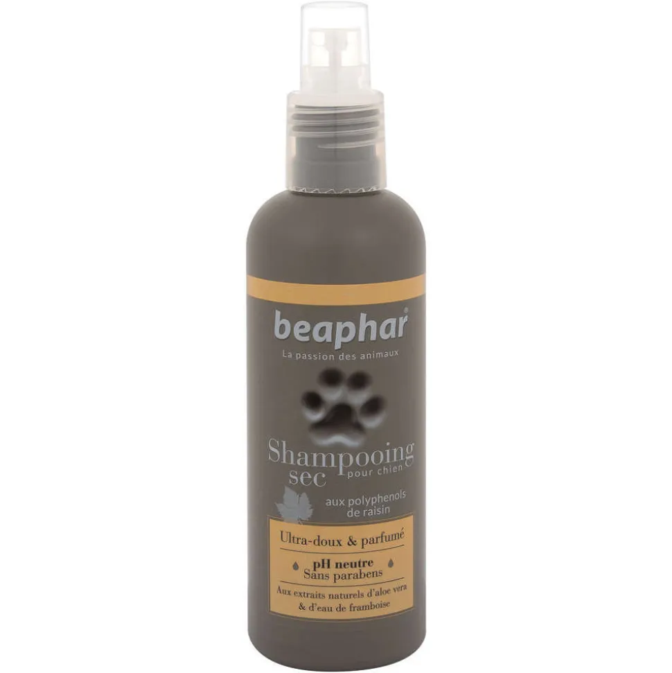 BEAPHAR - Shampooing sec ultra-doux et parfumé pour chien : spray 200 ml