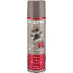 BEAPHAR - Spray déodorant parfum fruits rouges pour chien : 250 ml