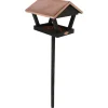 BEST FOR BIRDS - Mangeoire à oiseaux sur pique en pin et cuivre