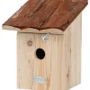 BEST FOR BIRDS - Nichoir pour oiseaux avec toît en écorce mésange charbonnière
