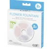 CAT IT - Filtres triple action, compatibles abreuvoir à fleur Catit - x2