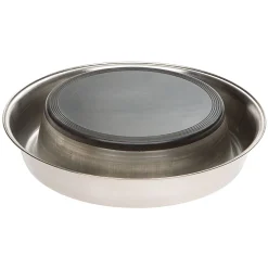 Écuelle acier inox bord relevé anti-dérapant chiens chats ferplast supernova