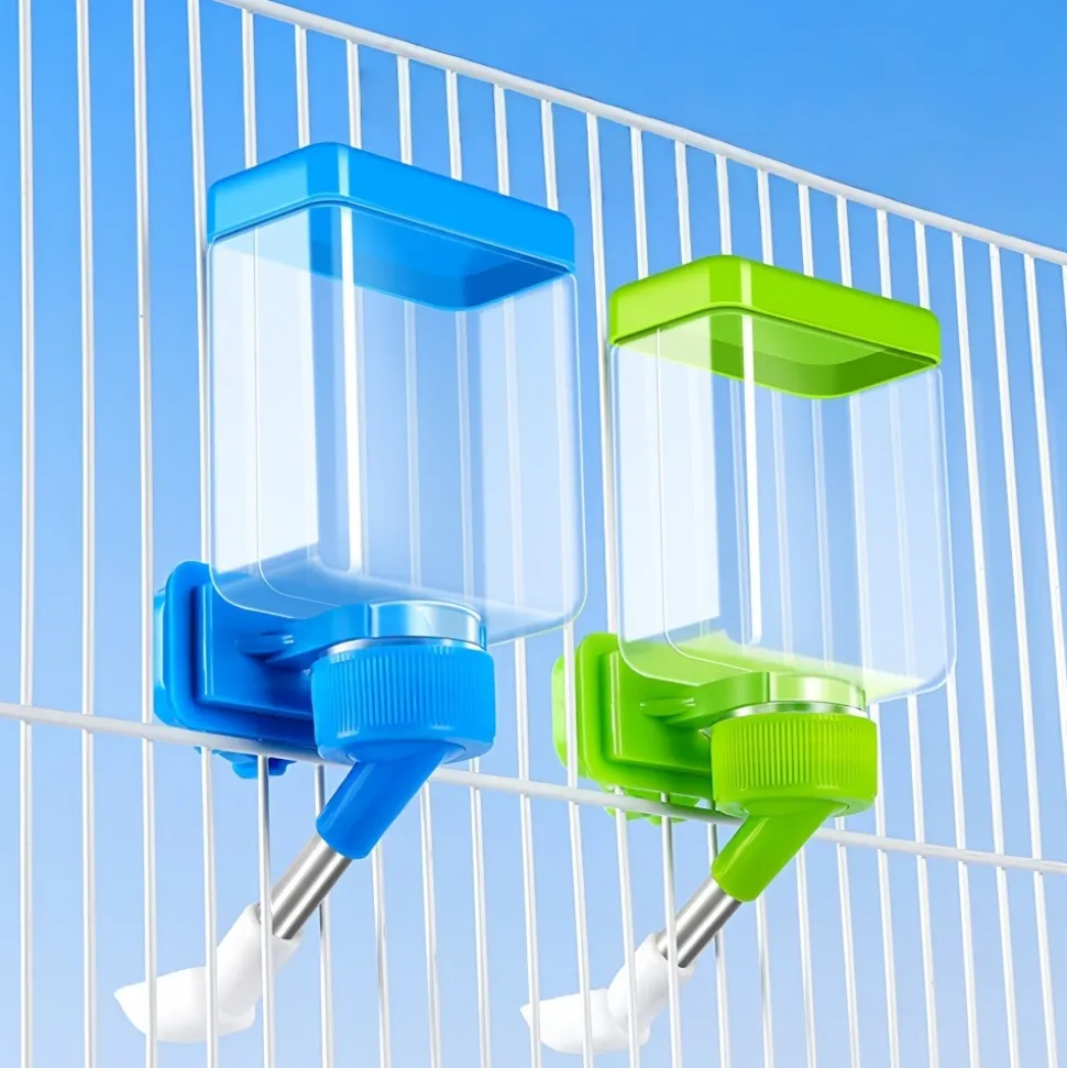 DOWNYPAWS - Abreuvoir automatique pour oiseaux-bleu