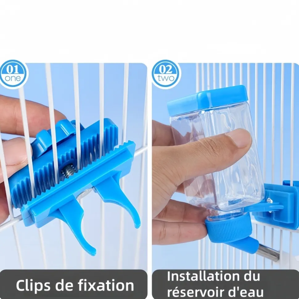 DOWNYPAWS - Abreuvoir automatique pour oiseaux-vert