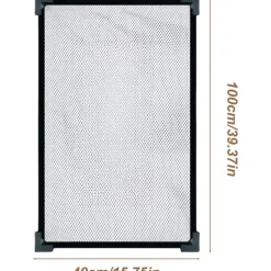 DOWNYPAWS - Accessoires d'aquarium-couvercle d'aquarium anti - saute-100*40cm