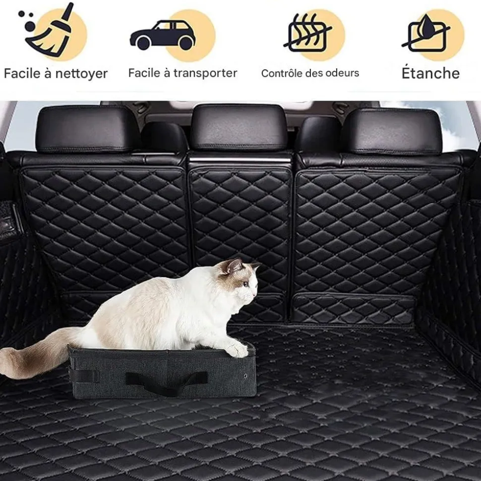 DOWNYPAWS - Bac à litière pour chat portable