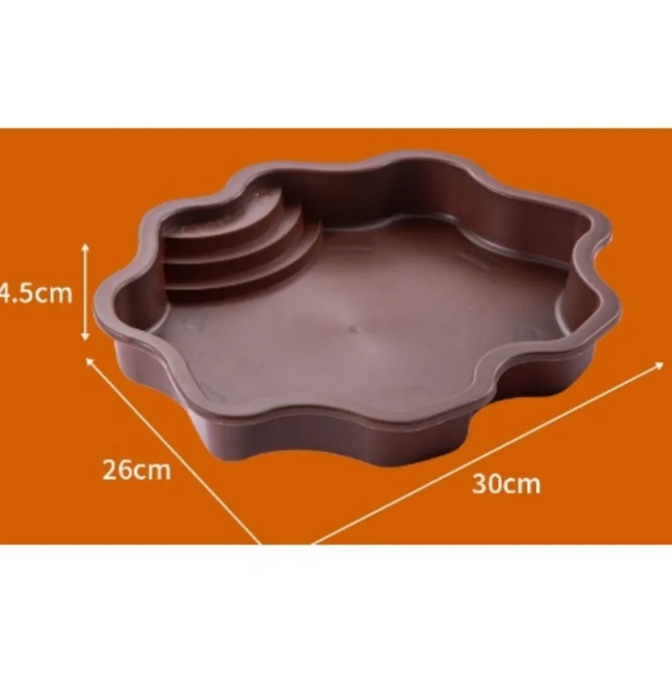 DOWNYPAWS - Baignoire et bac d'alimentation - décoration pour aquarium, pour reptiles aquatiques et grimpants
