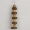 DOWNYPAWS - Boucles de bois de pomme pour rongeurs, snacks et jouets de mastication sphérique