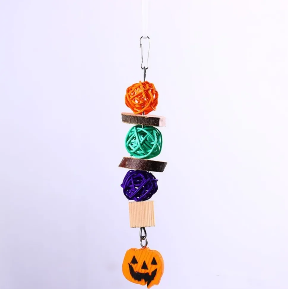DOWNYPAWS - Boucles de perles en bois de pomme pour rongeurs type b