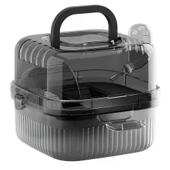 DOWNYPAWS - Cage extérieure portable pour hamster, écureuil planeur en sucre et ours doré - fournitures petits animaux