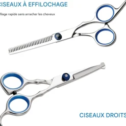 DOWNYPAWS - Ciseaux de toilettage pour chien