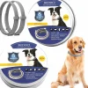 DOWNYPAWS - Colliers anti - puces et anti -tiques, lot de 2 pour chiens