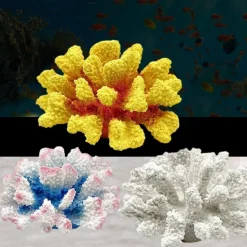 DOWNYPAWS - Décoration en corail en résine pour aquariums de mer couleur