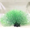 DOWNYPAWS - Décoration en corail en silicone pour aquarium, arbre de corail vert