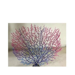 DOWNYPAWS - Décoration en corail et micro-plantes pour aquarium violet