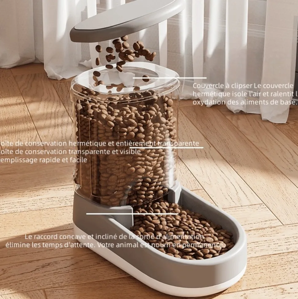 DOWNYPAWS - Distributeur automatique de nourriture pour chien