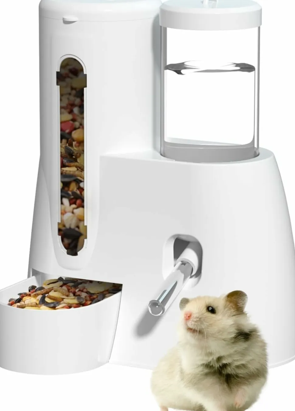 DOWNYPAWS - Distributeur d'eau - automatique sans goutte avec matériaux sûrs pour petits animaux