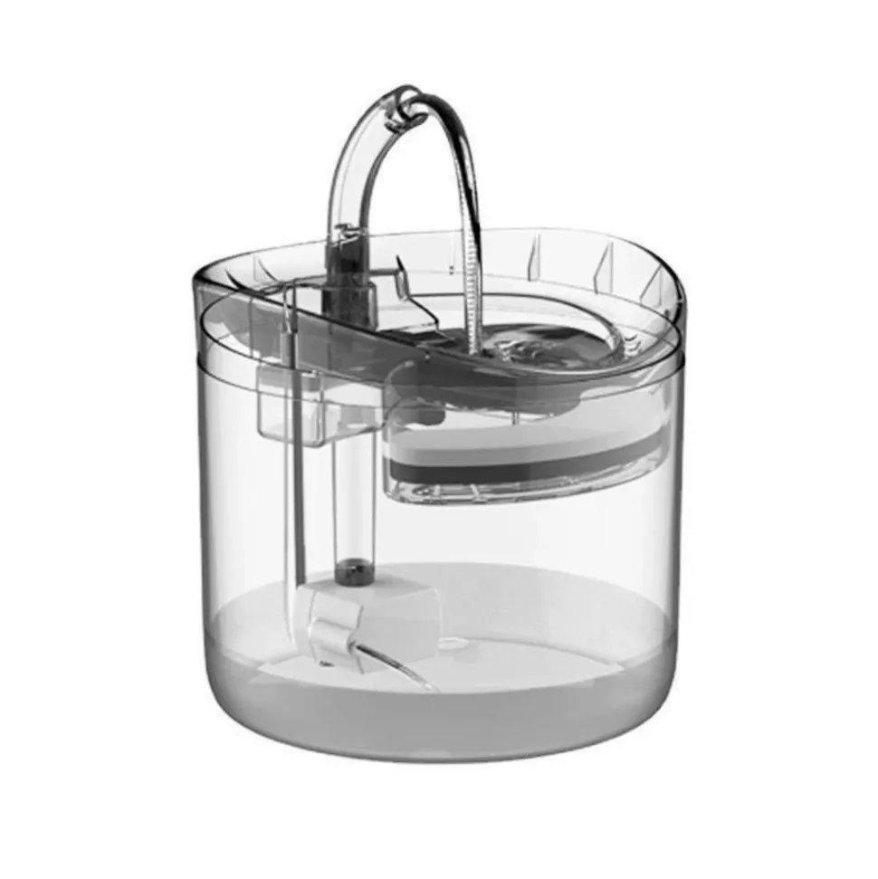 DOWNYPAWS - Distributeur D'eau De 60,87 Oz Avec Robinet Pour Chat