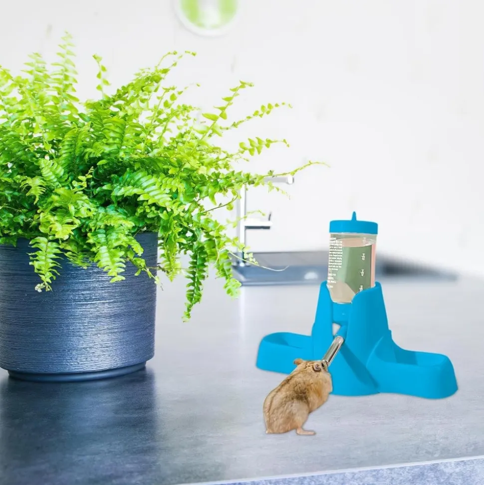 DOWNYPAWS - Distributeur d'eau - 80ml avec support biberon pour petits animaux