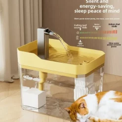 DOWNYPAWS - Fontaine à eau automatique pour chat bol d'alimentation fournitures animaux