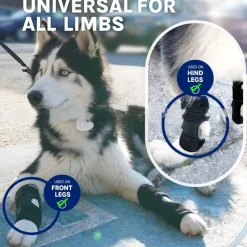 DOWNYPAWS - Gaine de protection pour pattes de chien après opération, support pour genoux taille l