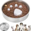 DOWNYPAWS - Gamelle anti-glouton pour chien - inox antidérapant
