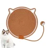 DOWNYPAWS - Grattoir tapis ronde - protection meubles et jeu chat