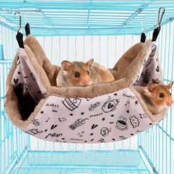 DOWNYPAWS - Hamac 2 étages pour petit animal - jeu & détente