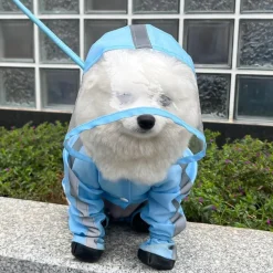 DOWNYPAWS - Imperméable pour chien- avec sac de rangement-taille m : longueur du dos : 32 cm