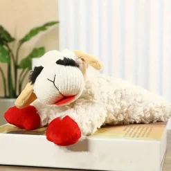 DOWNYPAWS - Jouet En Peluche Couineur En Forme De Mouton - Jouet Interactif à Mâcher Pour Chien