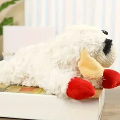 DOWNYPAWS - Jouet En Peluche Couineur En Forme De Mouton - Jouet Interactif à Mâcher Pour Chien