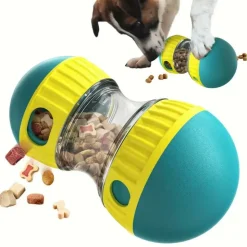 DOWNYPAWS - Jouet Interactif Distributeur De Friandises Pour Chien - Balle De Santé Dentaire Résistante